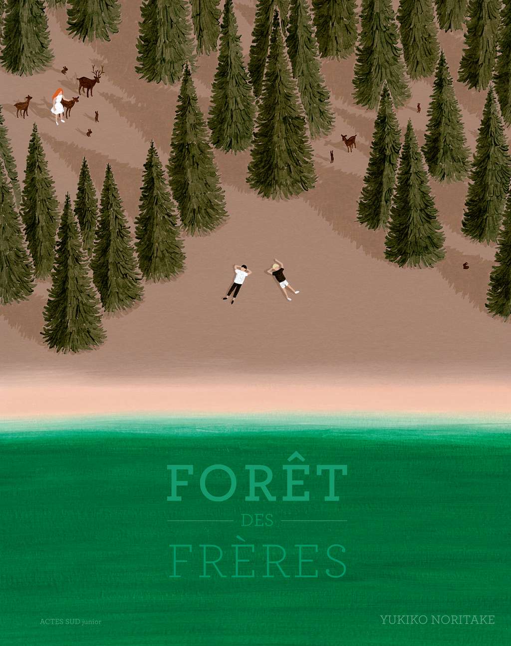 <em>Forêt des frères</em>, Yukiko Norikate, 2020, à partir de 5 ans. © Yukiko Norikate, éd. Acte Sud