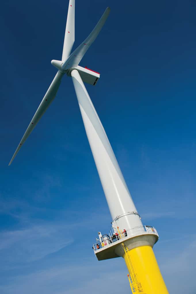 Les éoliennes du London Array sont prévues pour tourner 24h/24 et 7j/7 durant 20 ans. © London Array
