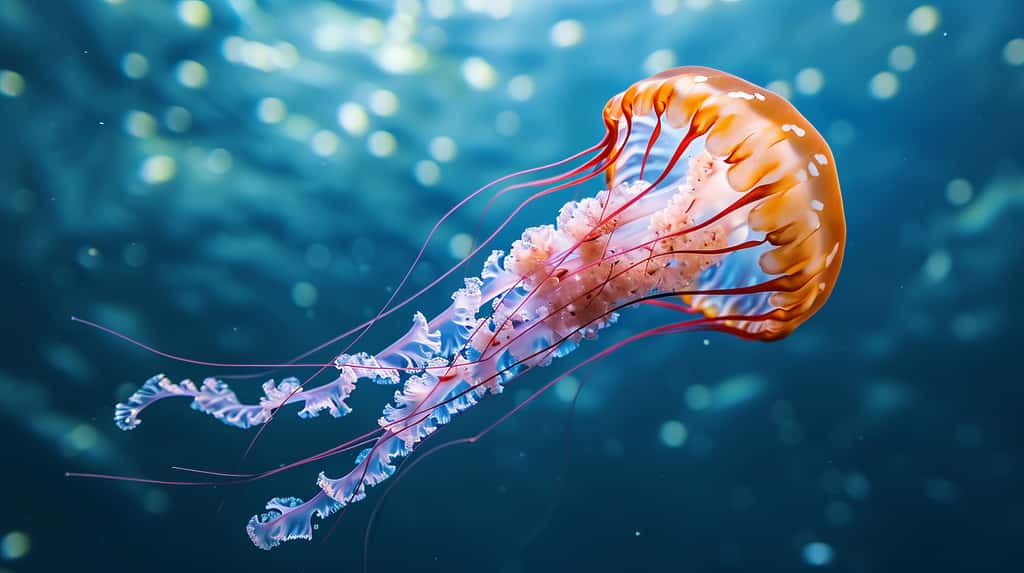 Une nouvelle espèce de méduse vient d’être découverte autour de la caldeira de Sumisu, et se trouve menacée par le Deep Sea Mining. © Sorapop, Adobe Stock