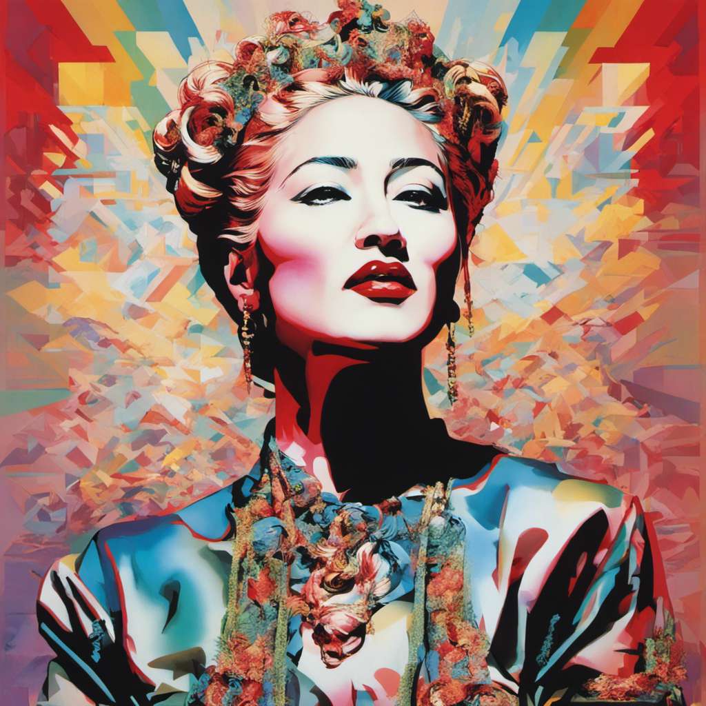 Une fusion de Madonna et du président chinois Mao Tsé Toung, réalisée avec Stable Diffusion. © dreamstudio
