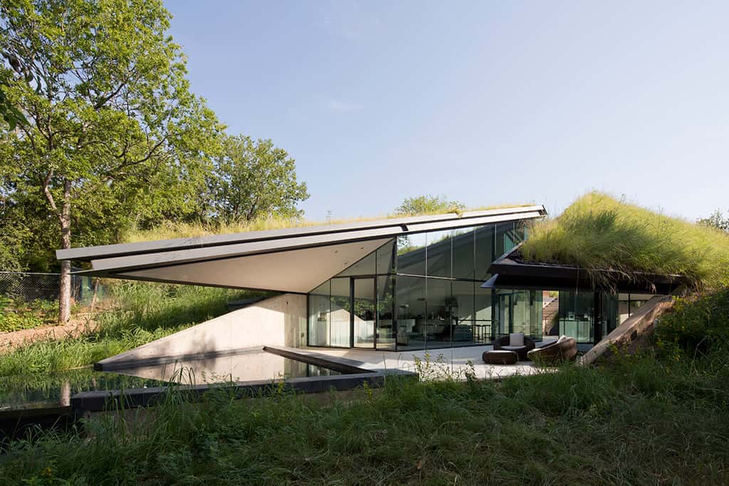 Une maison en pleine communion avec la nature. © Bercy Chen Studio