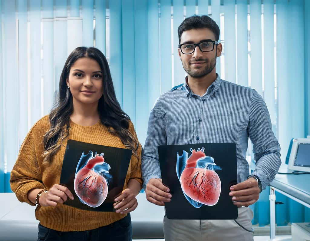 Selon l'institut Pasteur, 150 000 personnes décèdent d’une maladie cardiovasculaire chaque année. © Futura, AdobeFirefly