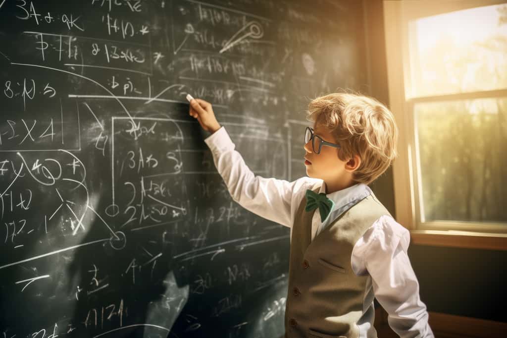  À l'école, Einstein ne se passionnait que pour les mathématiques et la physique, délaissant les autres matières d'où cette réputation d'élève médiocre. © Serhii, Adobe Stock