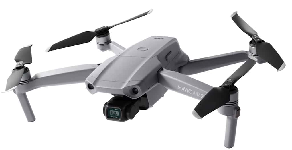 Dédié au grand public, le Mavic Air 2 monte en gamme et se rapproche des versions professionnelles du drone. © DJI