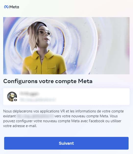 Le passage vers un compte Meta récupère tous vos achats de jeux et les dissocie de votre compte Facebook. © Meta, Futura