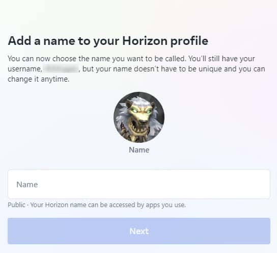Le profil Horizon est votre profil public dans les espaces sociaux de Meta. © Meta, Futura