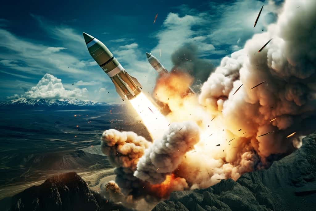 Intercepter un missile balistique hors de l’atmosphère est presqu’une première. © Artsiom P, Adobe Stock