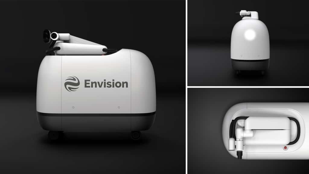 Le robot de recharge Mochi. © Envision Group