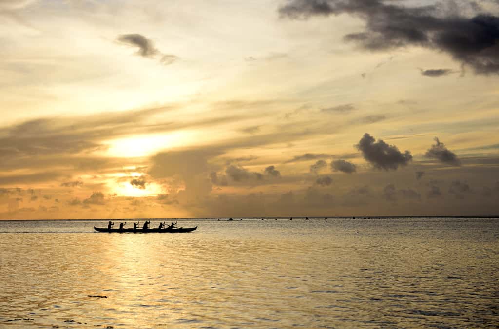 Il y a 30 000 ans, Homo sapiens s'est élancé sur l'océan Pacifique pour en coloniser les nombreuses îles. © RobertCoy, Adobe Stock