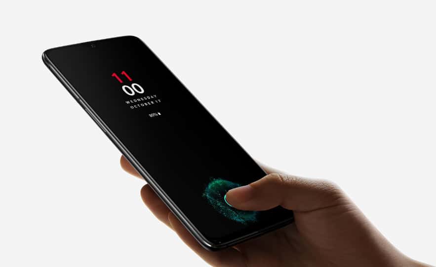 Huawei a volé la vedette à OnePlus en annonçant quelques semaines avant, l’intégration d’un capteur d’empreinte digitale sous la surface de l’écran. Le 6T dispose de ce procédé pour déverrouiller le mobile. Il peut être associé au système de déverrouillage facial. © OnePlus