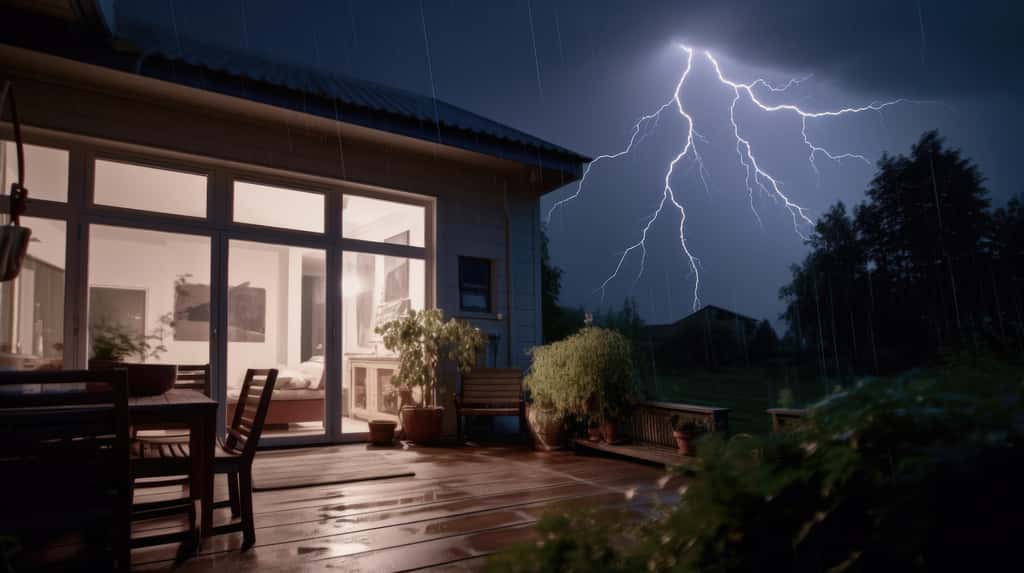Les orages peuvent générer des surtensions et provoquer des dommages aux équipements connectés en cas d'installations électriques non conformes ou mal protégées. © Jr-Art, Adobe Stock