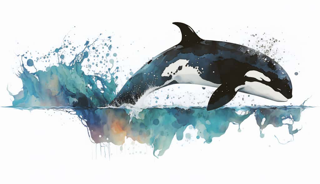 Les orques, très sociables, vivent dans des sociétés matriarcales. © The_AI_Revolution, Adobe Stock