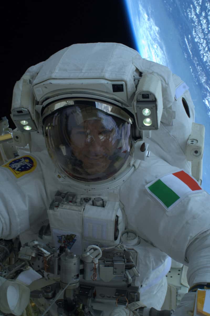 Luca Parmitano est devenu le premier astronaute de nationalité italienne à sortir dans l'espace. © Nasa