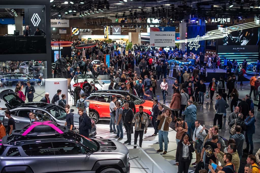 La nouvelle Renault 4 E-Tech devrait rencontrer un franc succès sur cette nouvelle édition du salon de Paris. © Mondial de l'Auto