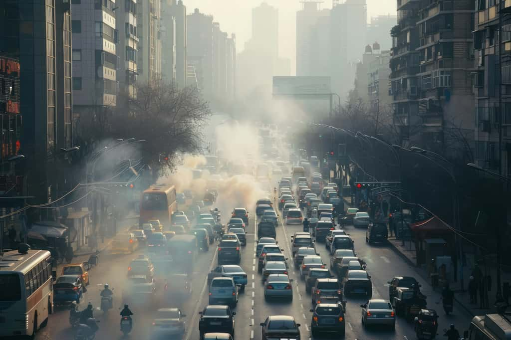 La pollution du sol remonte dans l'atmosphère et génère de la friction électrique supplémentaire dans les orages. © DK_2020, Adobe Stock