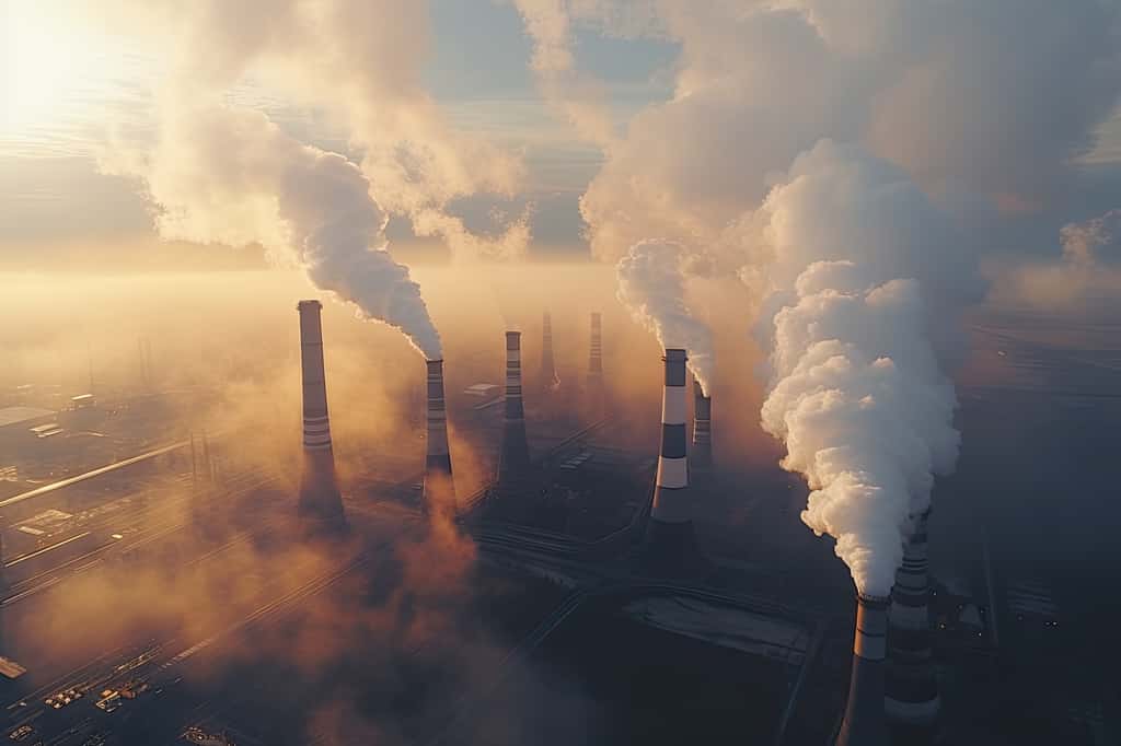  L'Organisation mondiale de la Santé (OMS) indique que la pollution de l'air serait responsable d'un tiers des décès par AVC, par le cancer du poumon, ou par une cardiopathie. © Stavros, Adobe Stock