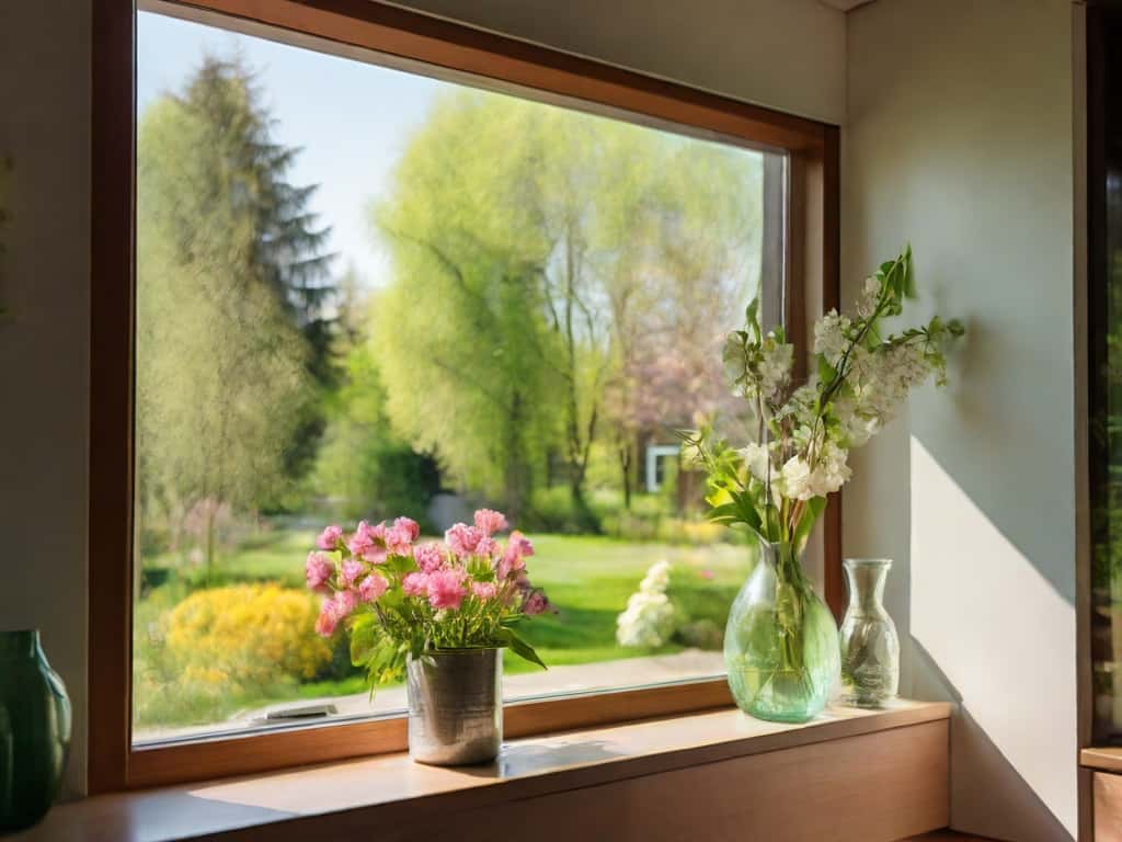 Un espace mieux ordonné, quelques fleurs de saison, et le printemps s'invite dans votre intérieur ! © A. Arquey, Leonardo AI  (illustration générée avec l'aide de l'IA)