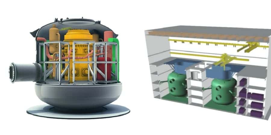  Le projet de SMR français Nuward, développé par TechnicAtome, est soutenu par EDF et le Commissariat à l'énergie atomique. © TechnicAtome