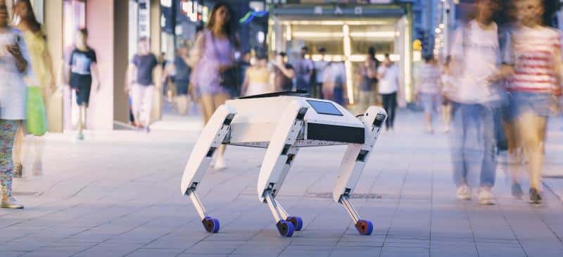 Le robot livreur Aida de la start-up Unsupervised.ai. © Unsupervised.ai, Facebook