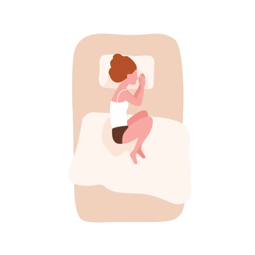 Dormir en position du fœtus : la position la plus naturelle. © Good Studio, Adobe Stock