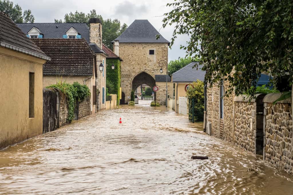 Inondations à Gan (Pyrénées-Atlantiques) en juillet 2018. © Bernard Pez, Flickr
