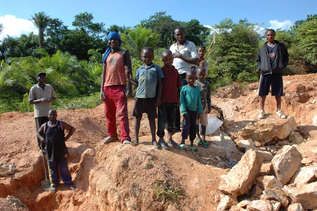 La plupart des diamants de RDC proviennent de mines artisanales. © Julien Harneis, Flickr