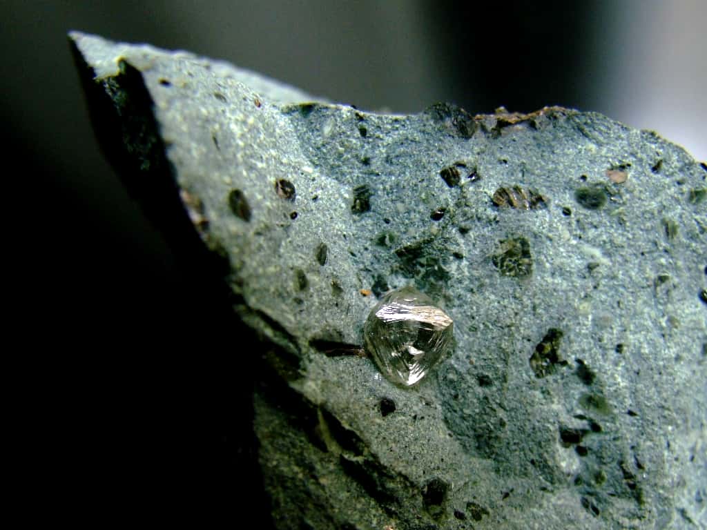 Diamant extrait de la mine de Finsch en Afrique du Sud. © StrangerThanKindness