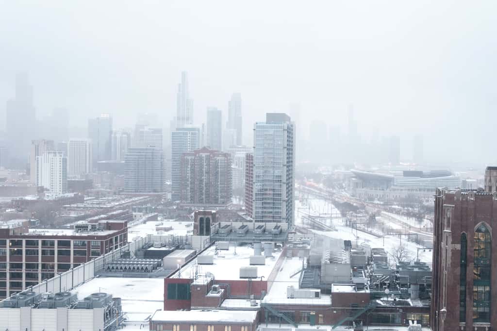 En 2019, Chicago a été touché par un « vortex polaire ». © Gary Meulemans, Unspalsh