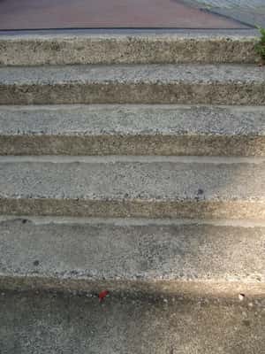 Escalier en béton. © silicone03