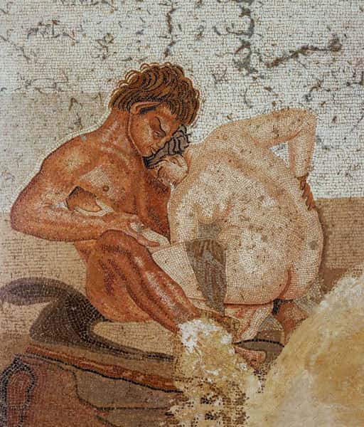 Pompéi, fresque dans la Maison du Faune. © Naples, Musée national archéologique, Dunod 