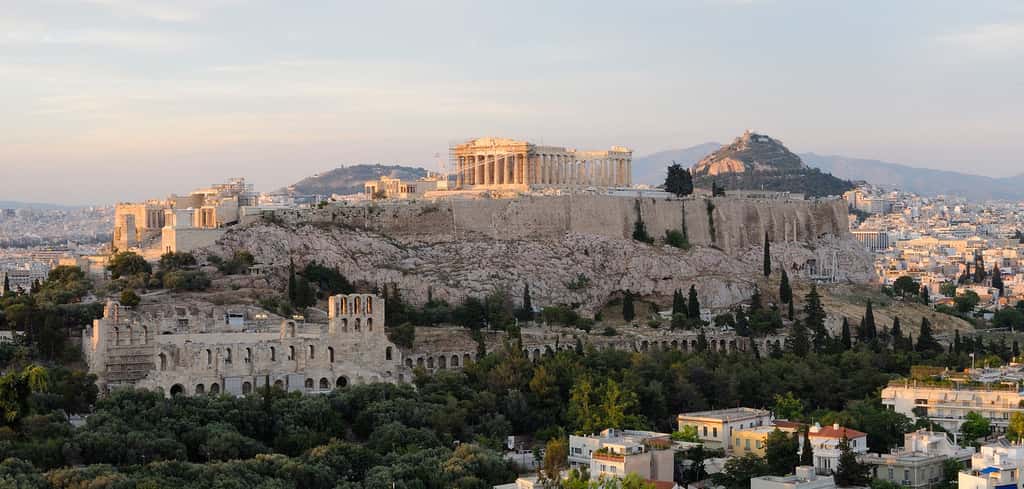 L'acropole d'Athènes, en Grèce. © Christophe Meneboeuf pixinn.net, <em>Wikimedia Commons</em> by CC 3.0