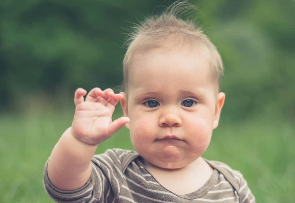 De plus en plus de parents de petits enfants qui ne parlent pas encore utilisent une langue des signes simplifiée afin de communiquer avec eux de manière plus apaisée. © LoloStock, Fotolia