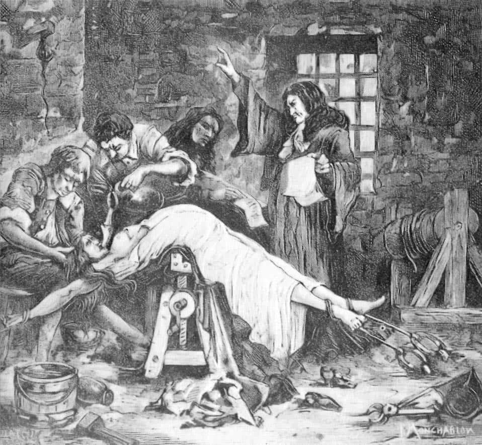 La marquise de Brinvilliers a été torturée et a subi le supplice de l’eau pour avouer ses crimes. © Wikimedia Commons, Domaine Public