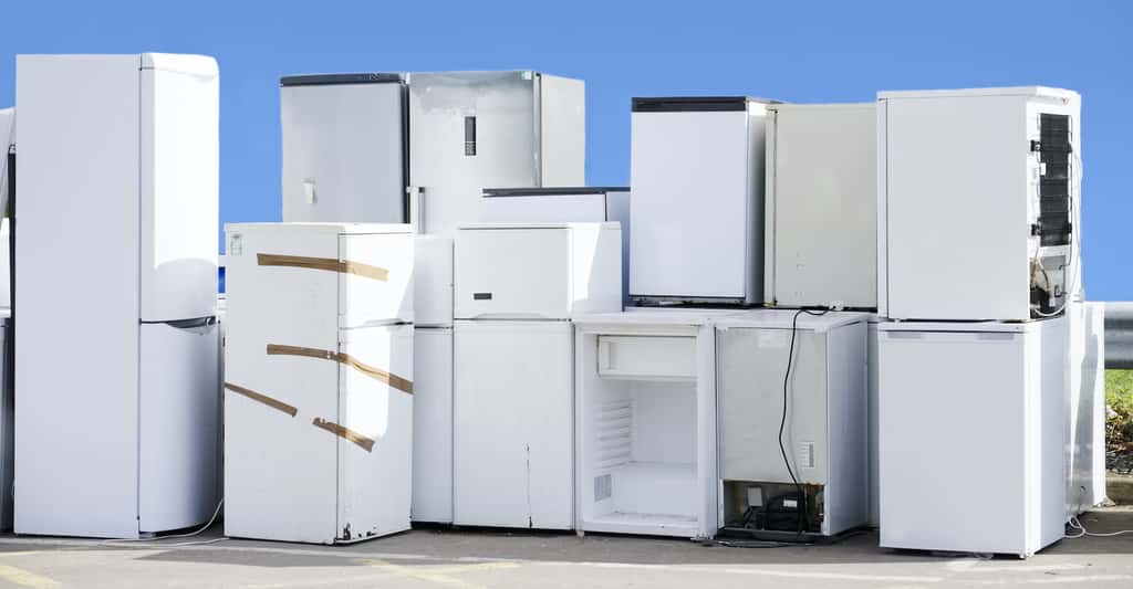 Les gaz fluorés, utilisés dans nos réfrigérateurs et climatiseurs, par exemple, et qui sont progressivement interdits d’usage, présentent un pouvoir réchauffant jusqu’à 23.000 fois supérieur à celui du CO2. Ils ont aussi leur part de responsabilité dans le réchauffement climatique. © Richard Johnson, Adobe Stock