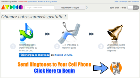 Certains sites proposent de télécharger des sonneries pour iPhone gratuitement. © DR