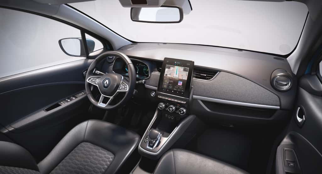 L’intérieur de la nouvelle Renault Zoe est plus cossu. © Renault