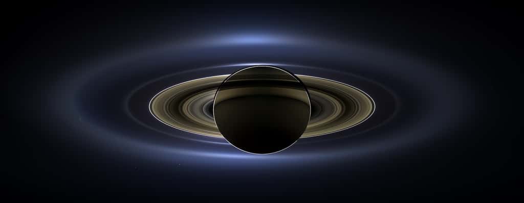 Saturne et ses anneaux, vus par la sonde Cassini. © Nasa, JPL-Caltech, SSI