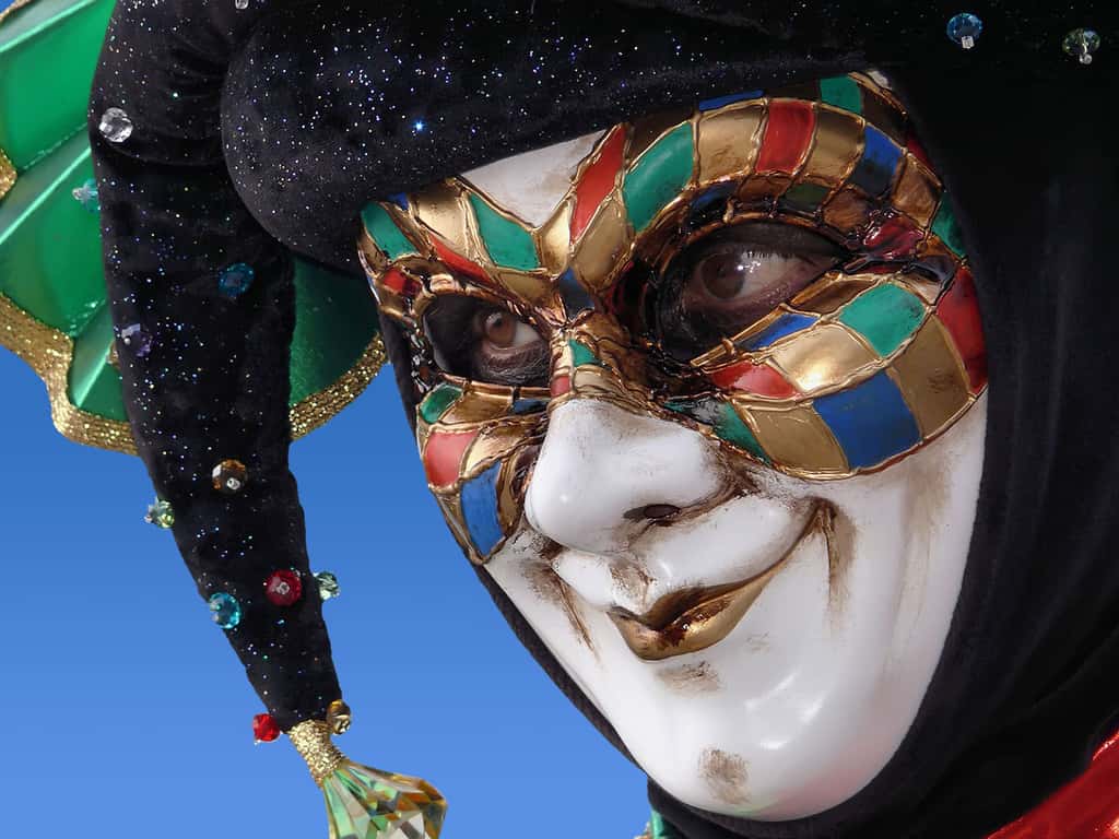 Carnaval de Venise l'arlequin