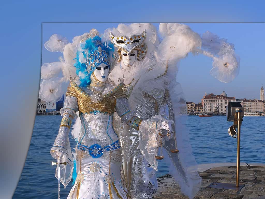 Carnaval de Venise - Masque argent
