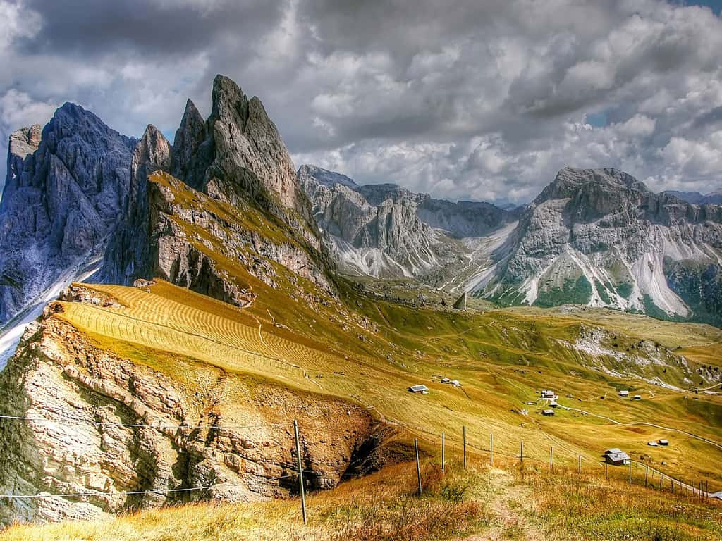 Paysage des Dolomites, Italie