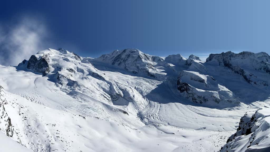 Vue panoramique Gornergrat (3110 m)  Zermatt