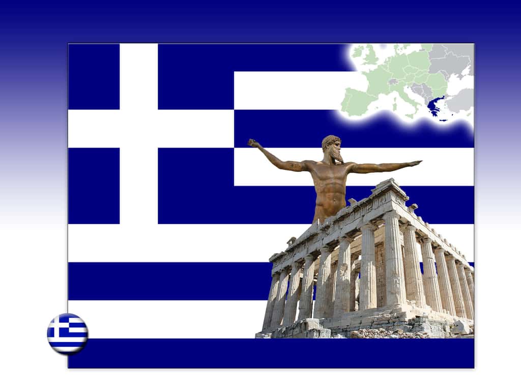 Drapeau : Grèce
