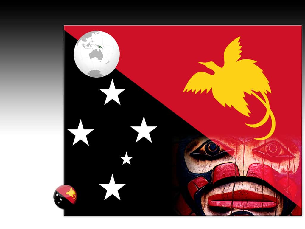 Drapeau : Papouasie-Nouvelle-Guinée