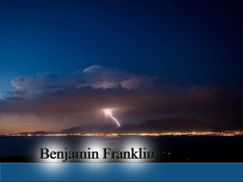 Benjamin Franklin inventa le paratonnerre