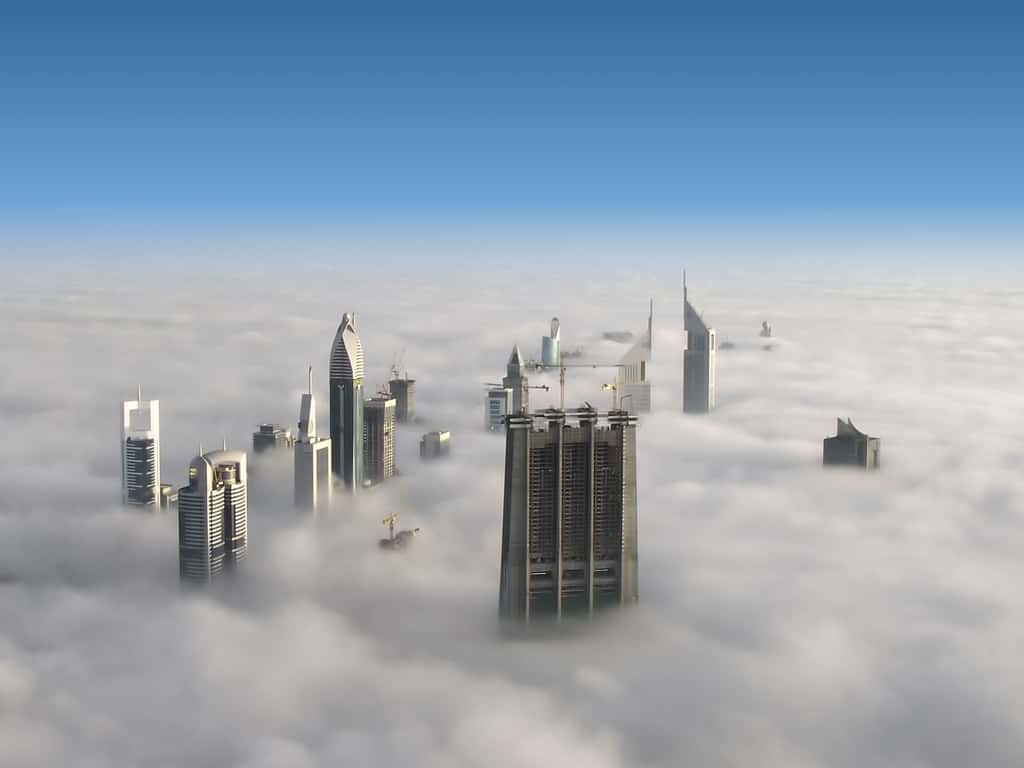 Vue de Dubaï depuis la Burj Khalifa