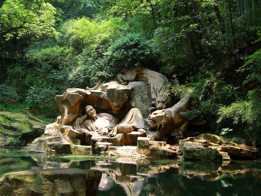 Source du rêve du tigre - Sculpture à Hangzhou - Chine