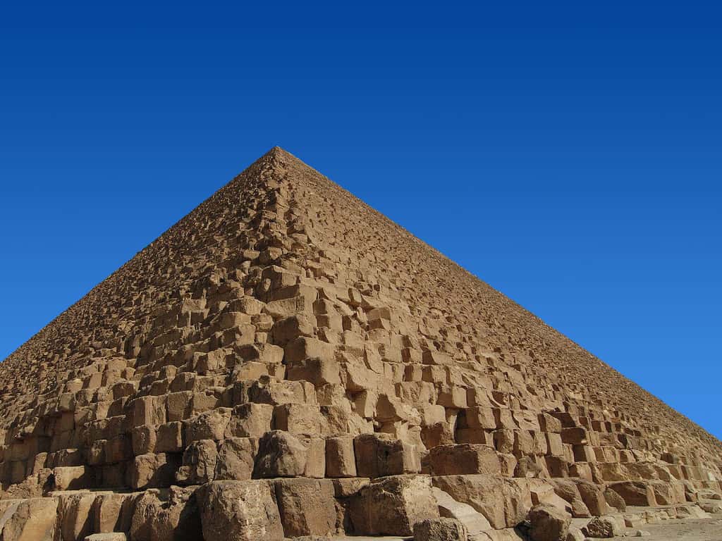 Pyramide de Khéops ou grande Pyramide de Gizeh