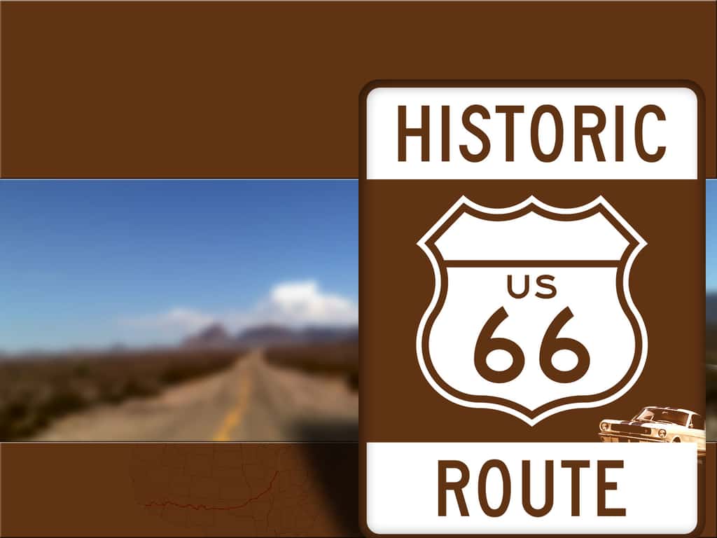 La mythique route 66 - États-Unis