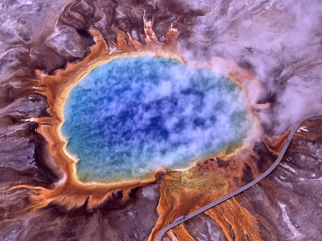 Grand prismatic spring Parc national de Yellowstone Wyoming