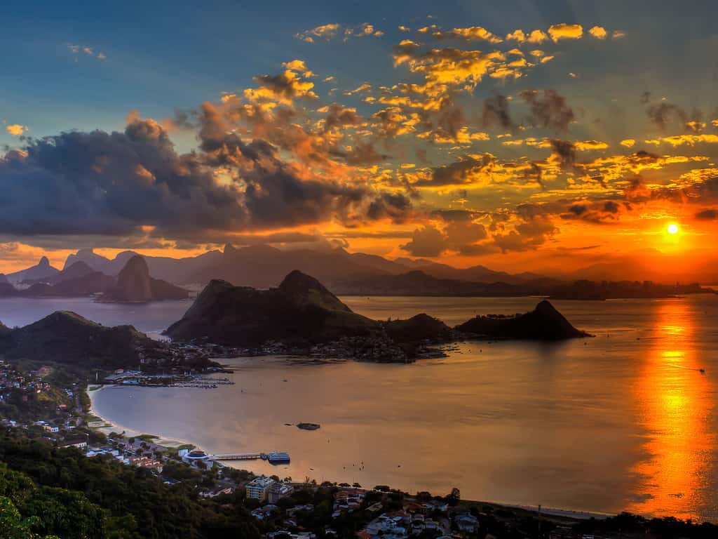 Coucher de soleil Rio de Janeiro